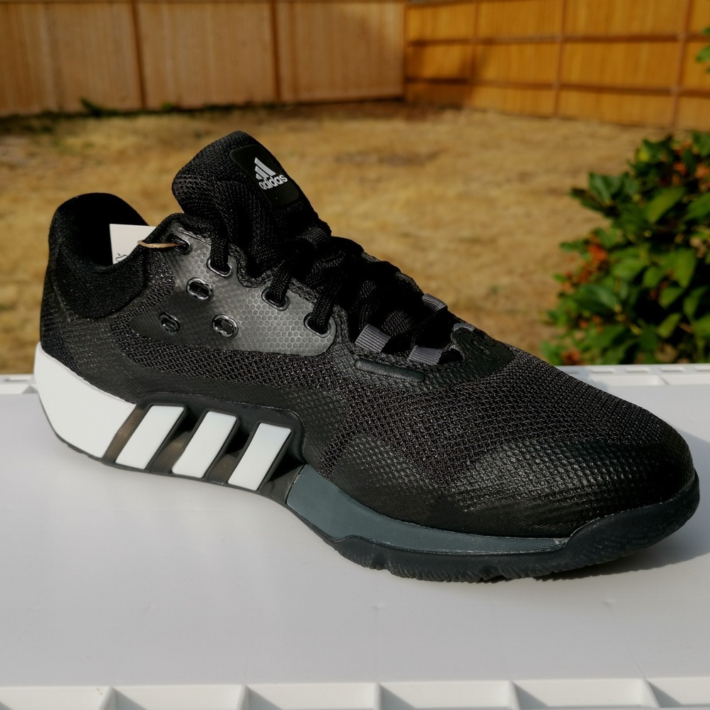 Adidas Dropset Trainer Cross Training Men's Shoes Black White US Size 11,UK 10.5